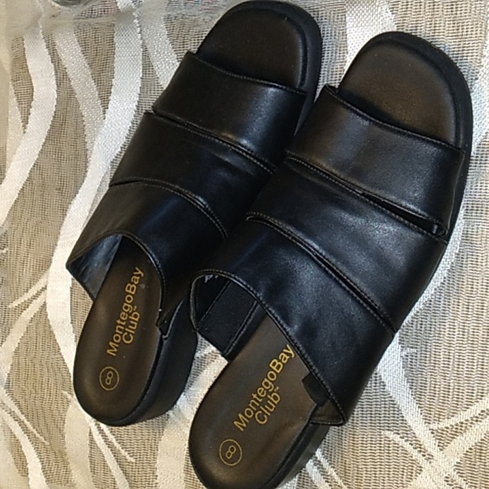 Montego Bay Slip-on Sandals (Womans size 8)